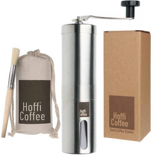Manual coffee grinder burr - grinder,