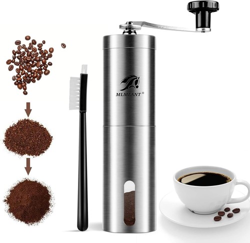 Stainless steel manual coffee - stainless,